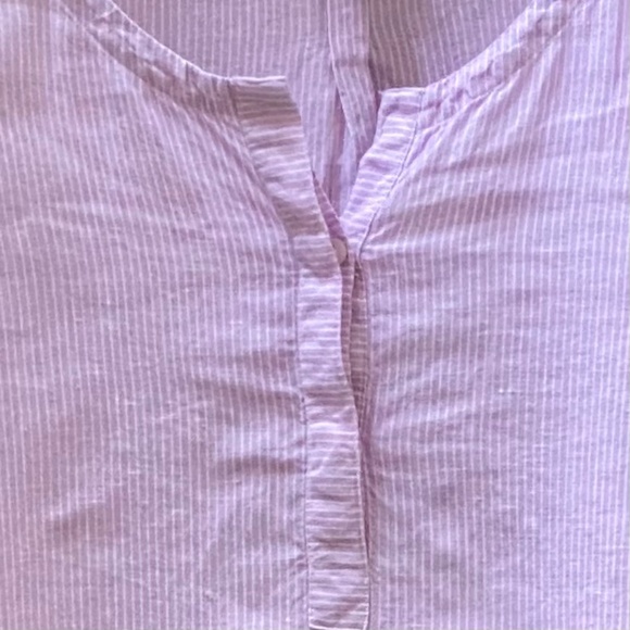 Love Linen by J.Jill Half-button Popover Tunic Sz XL - Picture 6 of 7